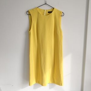 Zara Sunny Yellow Sleeveless Mini Dress